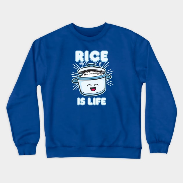 Rice Is Life Crewneck Sweatshirt by A Filipino Apparel Co.